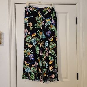 John Mark tropical palazzo pant size 16